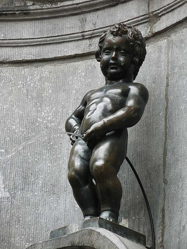 Manneken Pis, ícono de la ciudad