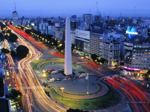 Obelisco en Buenos Aires, Argentina