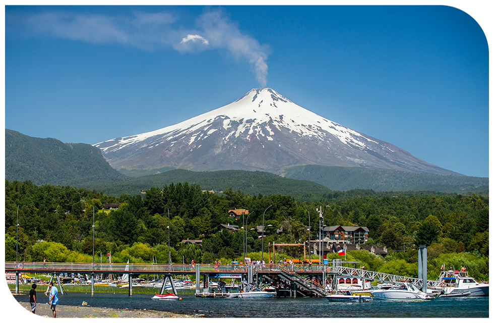 Volcán Villarrica Pucón | Foto vía destinosa1.com