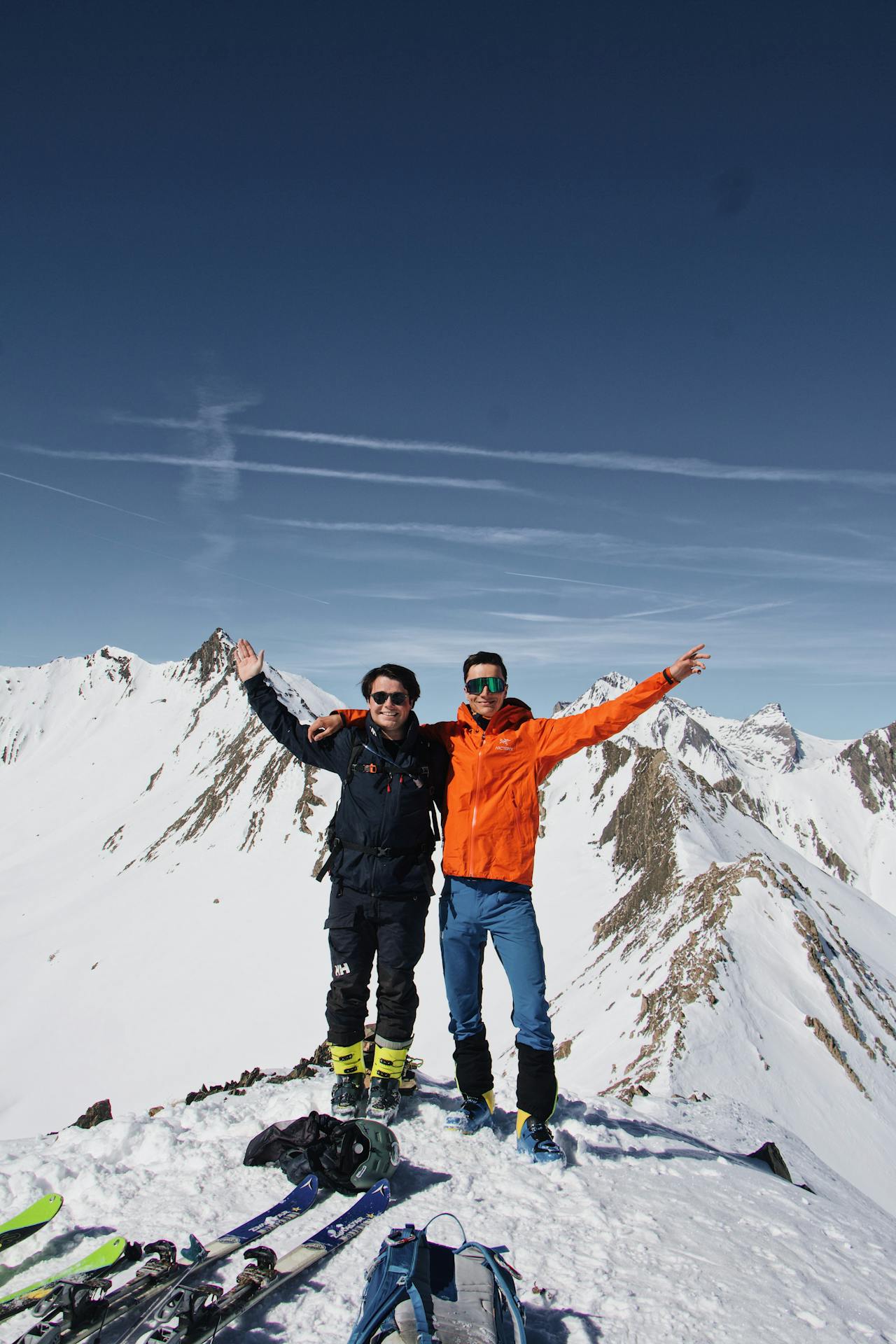 escalar en la nieve