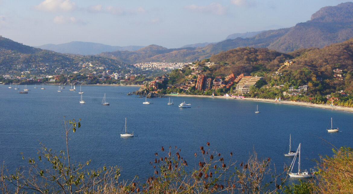 Panoramic view of the coast