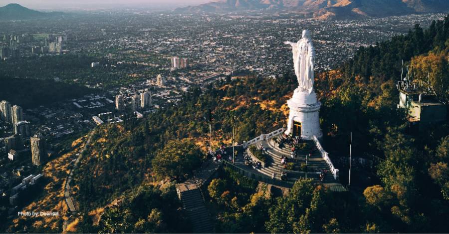 Cerro san cristóbal-chile